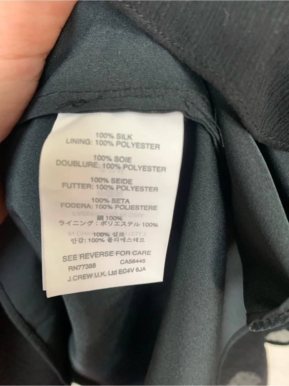J.Crew black Anabel Long Dress chiffon silk size 2 petite
